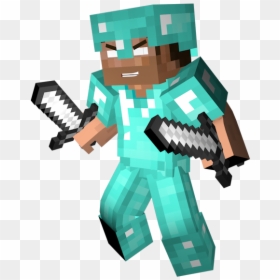 Herobrine De Minecraft Png, Transparent Png - minecraft iron sword png