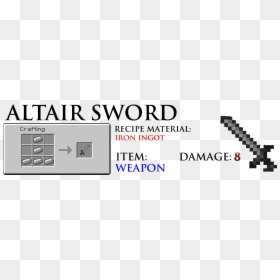 Posted Image - Minecraft Mod 1.7 10 Assassin's Creed Tomawok, HD Png Download - minecraft iron sword png