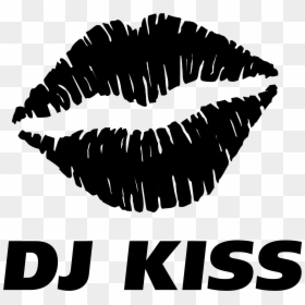Dj Kiss Logo Png Transparent - Ariana Grande Thank U Next Lips, Png Download - kiss logo png