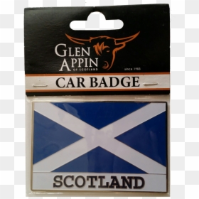 Scotland Flag Badge Car, HD Png Download - scottish flag png