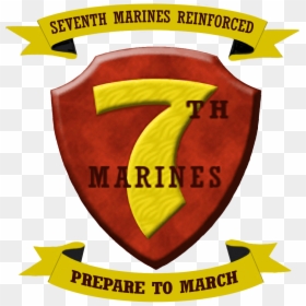 7th Marine Regiment New Logo - 7th Marine Regiment, HD Png Download - marine logo png