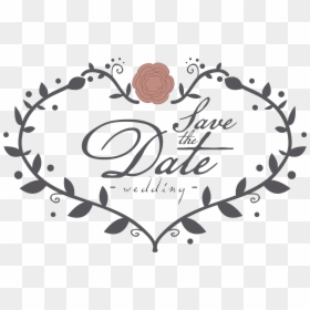 Heart Overlay Png -wedding Photo Overlay Text Elements - Save The Date Pngs, Transparent Png - overlay.png
