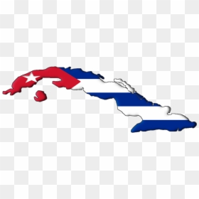 Cuba Libre - Cuba Flag Map, HD Png Download - monical png