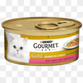 Gourmet Cat Food Chicken, HD Png Download - cat food png