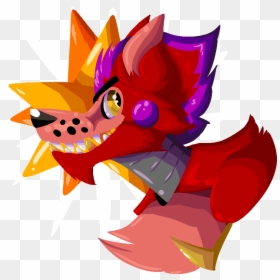 Rockstar Foxy Fanart Fnaf 6, HD Png Download - fnaf foxy png