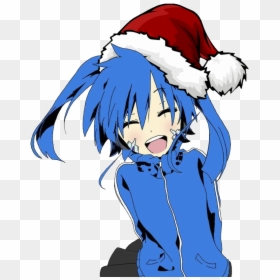 Kagerou Daze Ene, HD Png Download - anime santa hat png