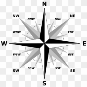 600px-brosen Windrose - Svg - Cardinal Direction, HD Png Download - tinashe png