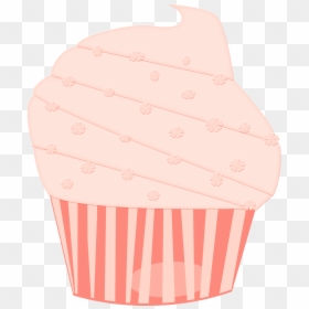 High Resolution Pink Cupcake - High Resolution Cupcake Art, HD Png Download - pink cupcake png
