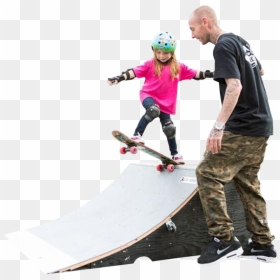 Beginner Training - Kids Skateboard Png, Transparent Png - skateboarding png