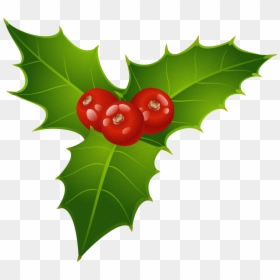Christmas Mistletoe Clipart, HD Png Download - holly clipart png