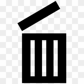 Opened Trash Can - Trash Can Opened Logo Png, Transparent Png - trash can.png