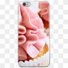Dessert Close Up, HD Png Download - pink cupcake png