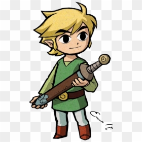 Toon Link Minish Cap, HD Png Download - the legend of zelda png