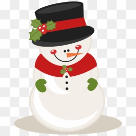 Holly Clipart Svg - Christmas Snowman Clip Art, HD Png Download - holly clipart png