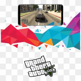 Gta 5 Android - Polygons Header, HD Png Download - gta v.png