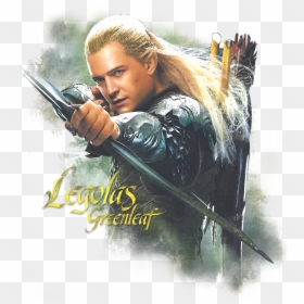 The Hobbit Legolas Greenleaf Juniors T Shirt - Woman Warrior, HD Png Download - the hobbit png