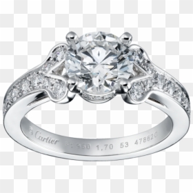 Cartier Ballerine Engagement Rings, HD Png Download - wedding rings png