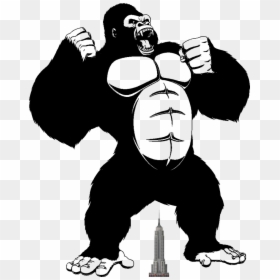 King Kong Vector Png, Transparent Png - gorilla png