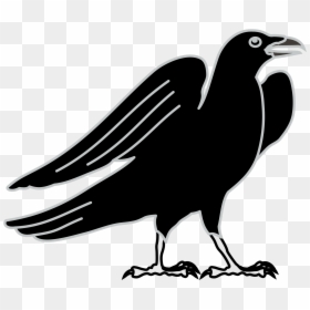 Heraldic Crow, HD Png Download - crow png