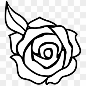 Simple Rose Drawing, HD Png Download - film reel png