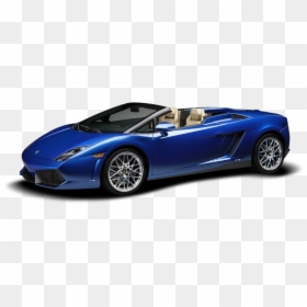 Lamborghini Gallardo Convertible Blue, HD Png Download - lamborghini png