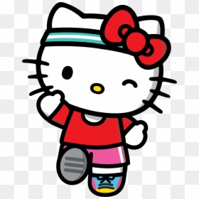Hello Kitty Running, HD Png Download - hello kitty png