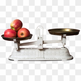 Weighing Scale With Apple, HD Png Download - scale png