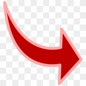 Flecha De Color Rojo, HD Png Download - arrow mark png