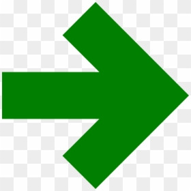 Green Arrow Pointing To The Right, HD Png Download - arrow mark png