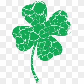 Distressed Clover Clipart, HD Png Download - clover png