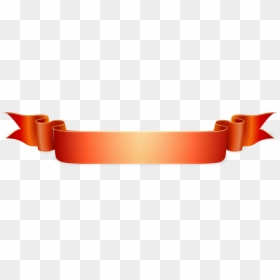 Ribbon Orange, HD Png Download - red ribbon png