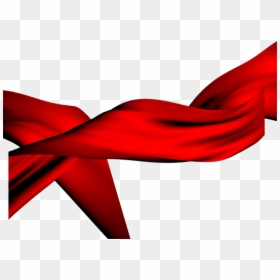 Лента Ткань Пнг, HD Png Download - red ribbon png