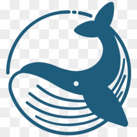 Blue Whale Token, HD Png Download - whale png