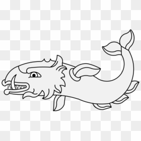 Heraldic Whale, HD Png Download - whale png