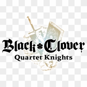 Black Clover Quartet Knights Logo, HD Png Download - clover png