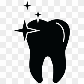 Teeth Silhouette, HD Png Download - tooth png