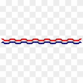 Ribbon Blue Red Png, Transparent Png - red ribbon png