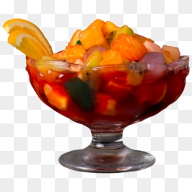 Fruit Salad With Ice Cream Cup, HD Png Download - salad png