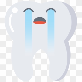 Sad Tooth Png, Transparent Png - tooth png