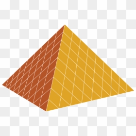 Louvre Museum Clip Art, HD Png Download - pyramid png