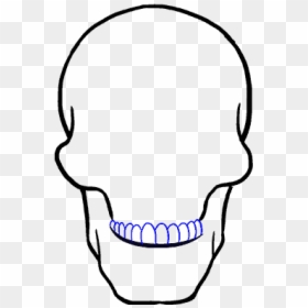 Skull Drawing, HD Png Download - tooth png