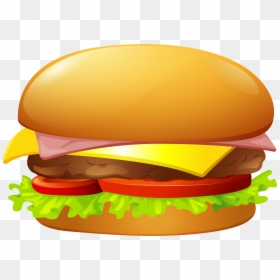 Clipart Transparent Background Hamburger, HD Png Download - hamburger png