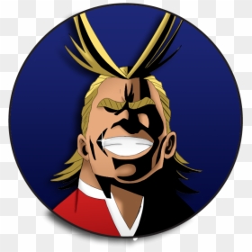 All Might Shadow Face, HD Png Download - lenny face png
