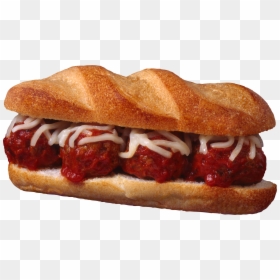 Meatball Sub Clip Art, HD Png Download - hamburger png