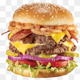High Res Burger, HD Png Download - hamburger png