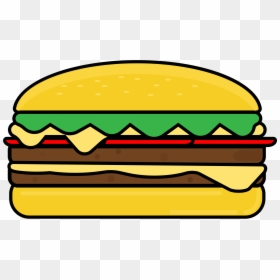 Mcdonalds Burger Clipart, HD Png Download - hamburger png