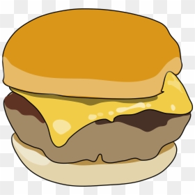 Breakfast Sandwich Clipart, HD Png Download - hamburger png
