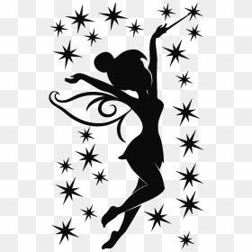 Tinkerbell Clipart Black And White, HD Png Download - tinkerbell png