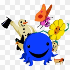 Oswald Cartoon, HD Png Download - octopus png