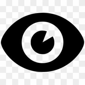 Black Instagram Transparent Icon, HD Png Download - eyeball png